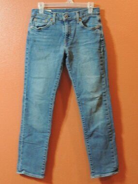Levi 511 Jeans Men 30x30 Blue Pockets Work Travel Play Party Denim Blue Jeans